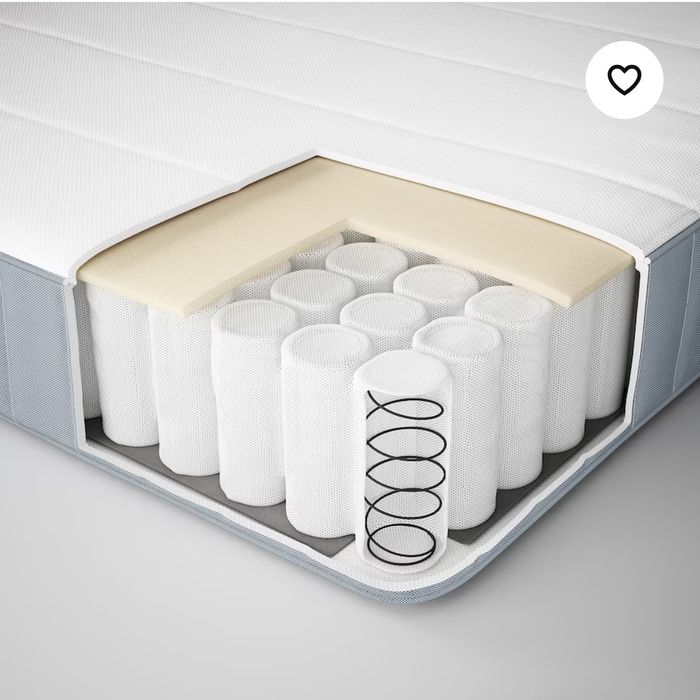 Nowe 1/2 ceny Materac sprężynowy kieszen. 180 cm VESTEROY Ikea