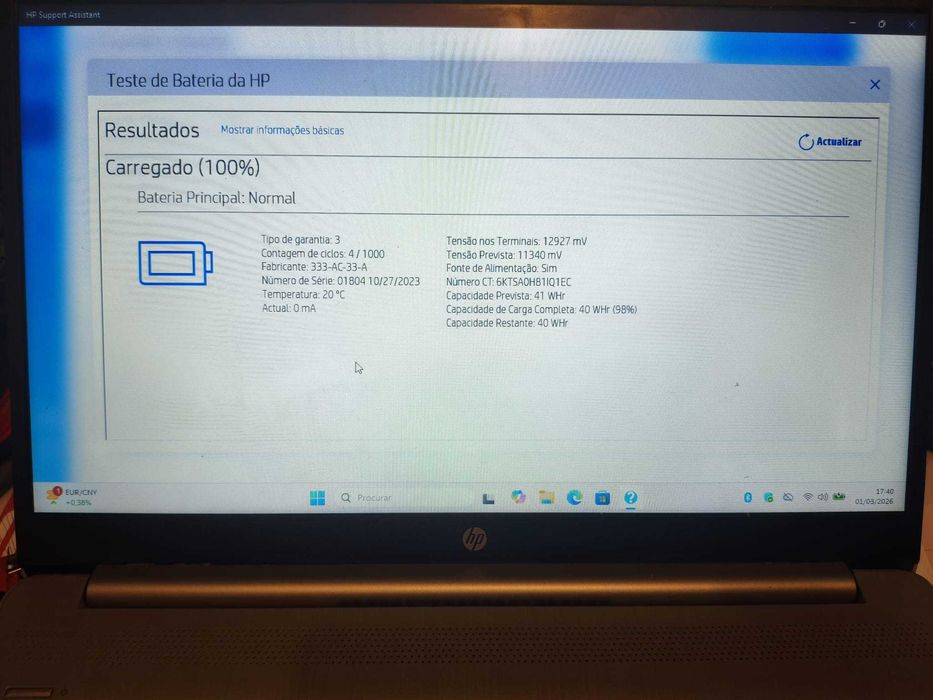 Portátil HP 15s-eq1018np