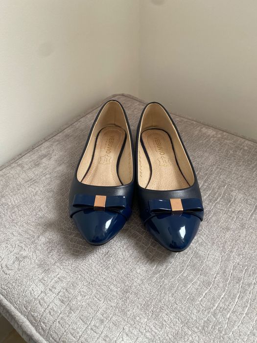 Buty balerinki w szpic, rozm. 36 cm