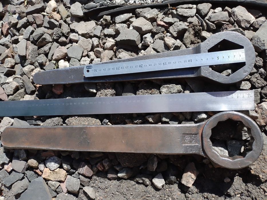 Ключи гаечные накидные, головки  б/у от 17 до 46 мм рожковые рычажные