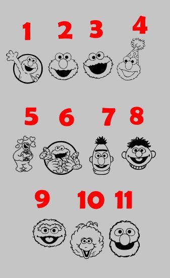 autocolantes vinil "Rua Sésamo"