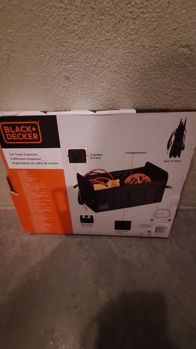 Caixa de arrumação para bagageira Black + Decker