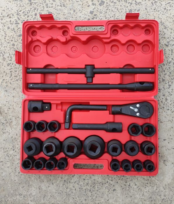 Набір інструментів головок 26 од для вантажних авто 3/4 1 " 21 -65 мм