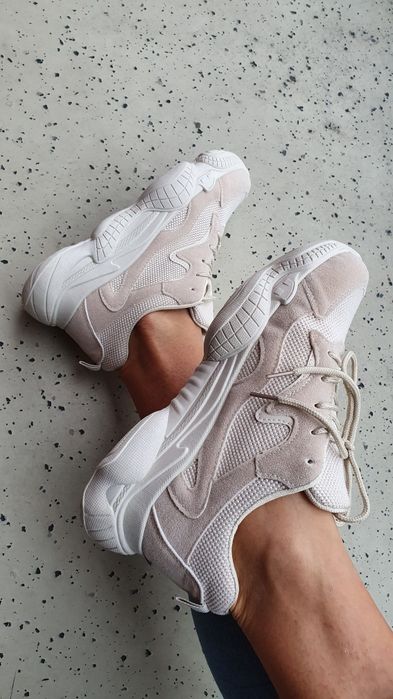 PLT buty sneakersy pudrowe platforma damskie młodzieżowe 39