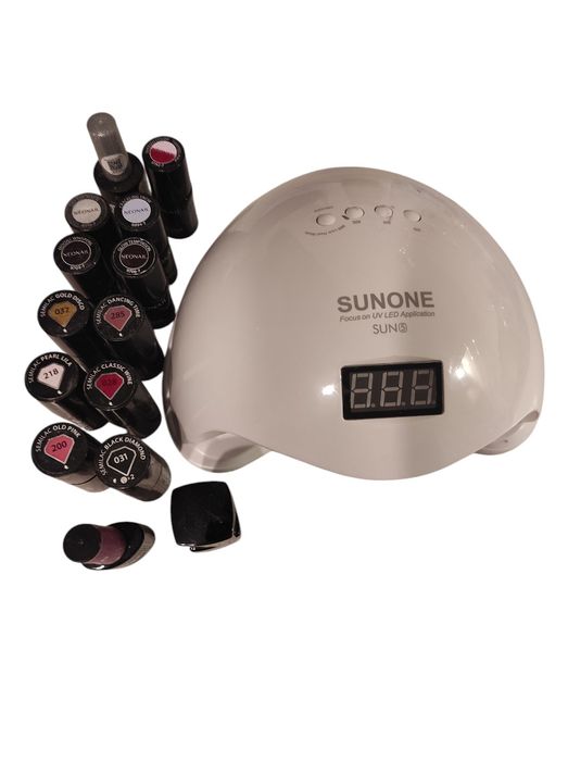 Lampa UV/LED + 11 lakierów do paznokci