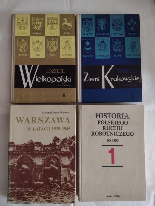 Zestaw 4 książek historycznych