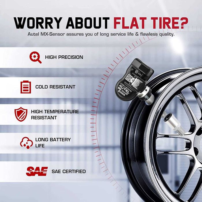 Autel Válvulas TPMS Metal Autel RF-Sensor Máquinas Autel (NOVO)