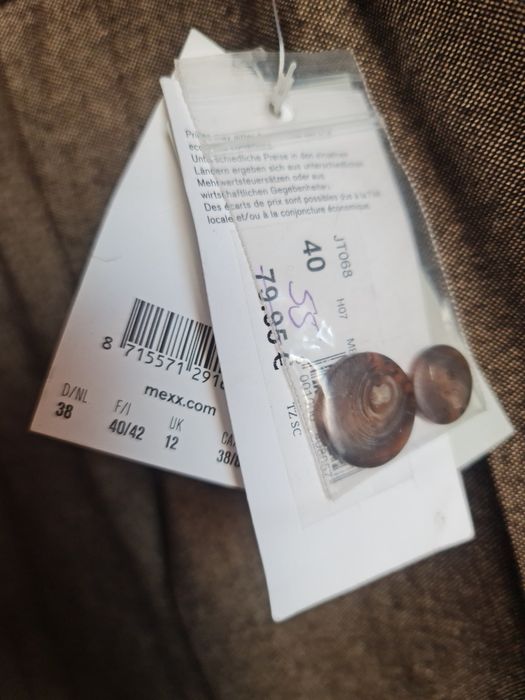 Spodnie brązowe cygaretki