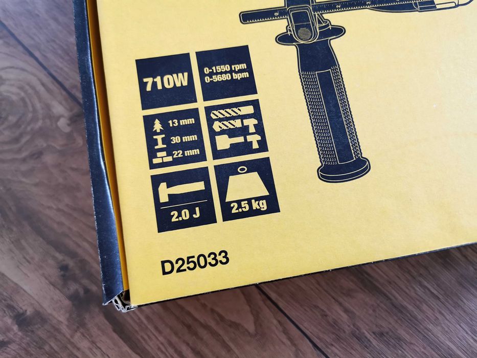 Nowa Wiertarka Udar DeWalt D25033 Gwarancja 12.2026 Prezent Okazja