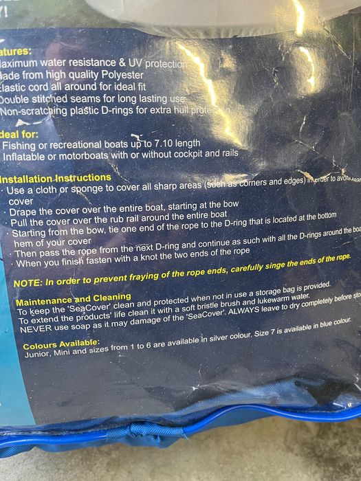 Pokrowiec na Łódź Ponton 7.2m wodoodporny nie rysuje lakieru