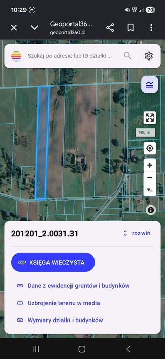 7,04 HA ZIEMI ROLNEJ  31, 32 Zdręby