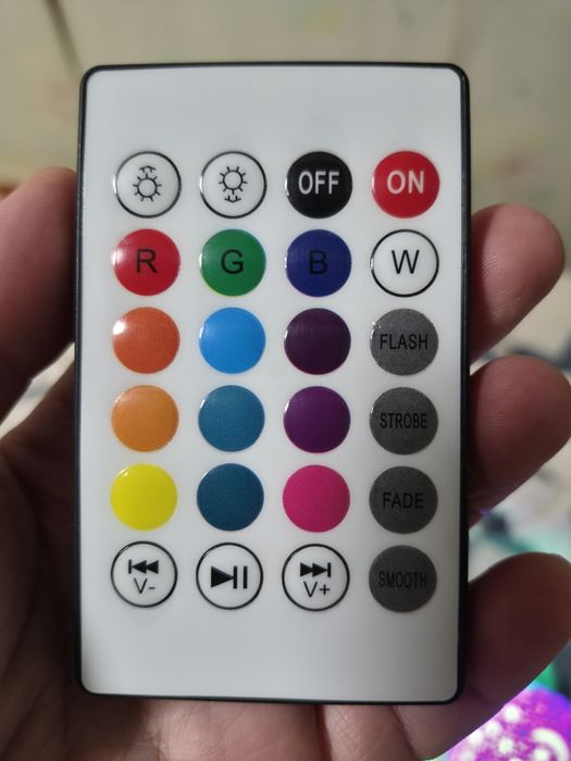 Нічник-проектор зірок з Bluetooth динаміком, RGB підсвітка