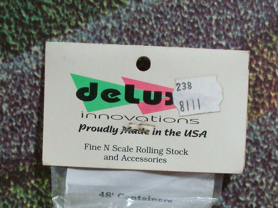 Escala N / Delux - 2 x Contentor 48 Pés / Artigo Novo