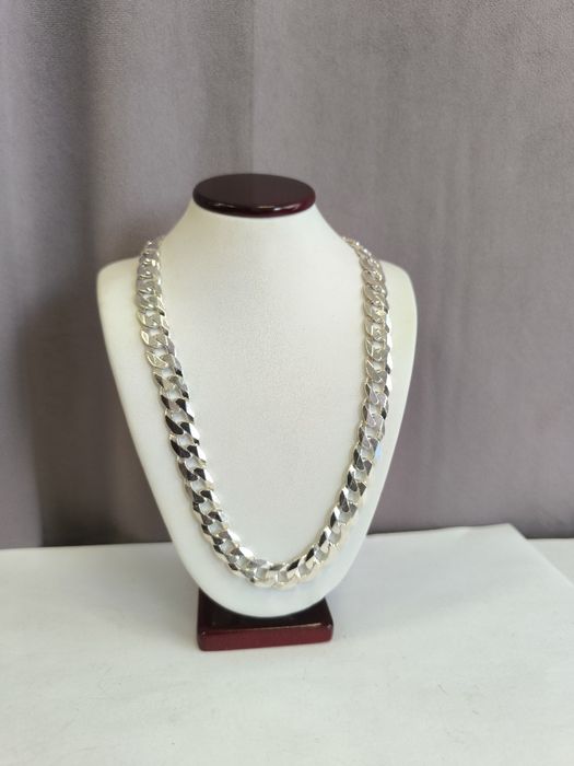 Łańcuszek srebrny Pancerka 77gr 65cm