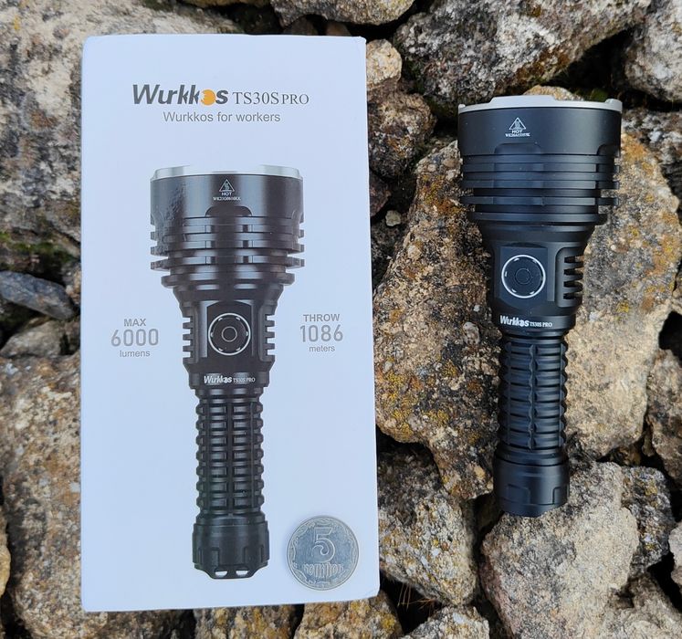 Wurkkos TS30S Pro 6000 люмен, 1086 метрів, SBT90.2