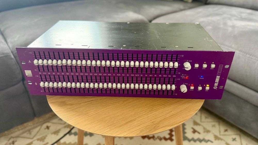 Klark Teknik SQ1G korektor graficzny EQ equaliser stereo