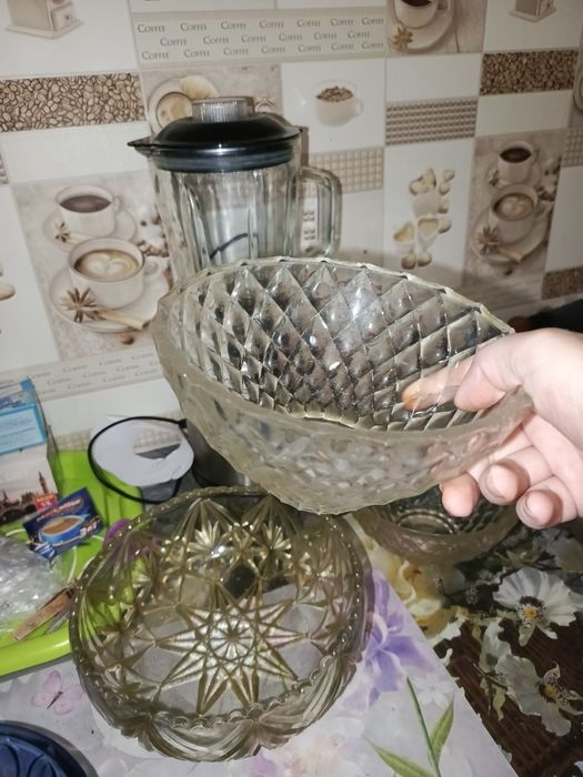 Посуда хрусталь салатницы