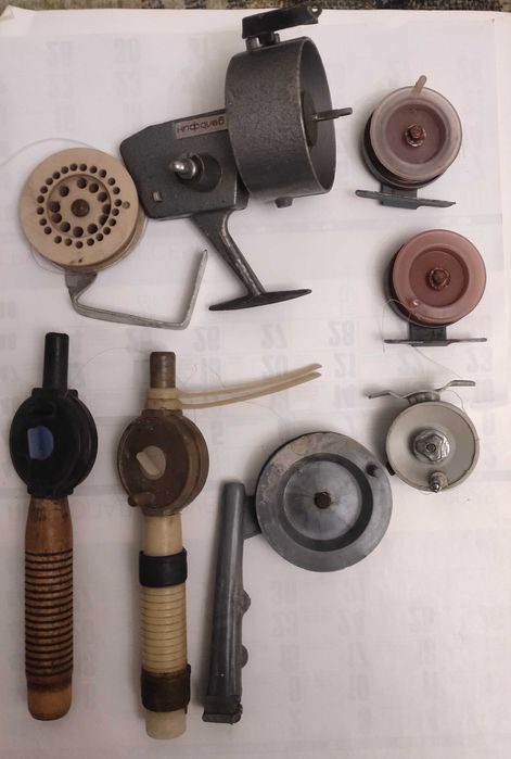 спиннинг,  удочки ссср, леска, звоночки и др.