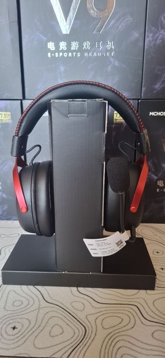 Mchose V9 Pro Black/White/Black-red НОВІ Ігрові навушники