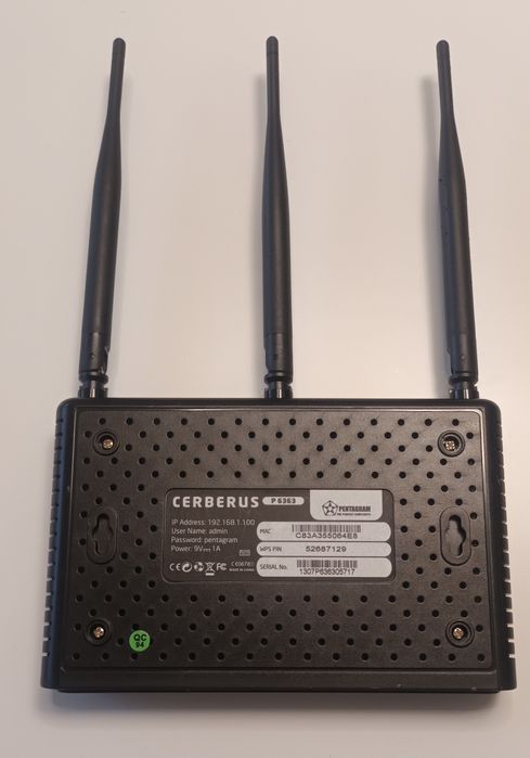 ROUTER WIFI Pentagram Cerberus P6363