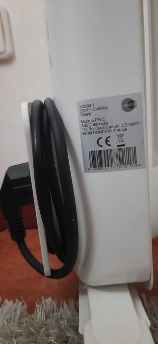 Aquecedor óleo Equation 1500w