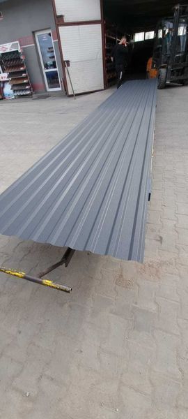 T18, Blacha trapezowa grafitowa 7016!  NA WYMIAR!