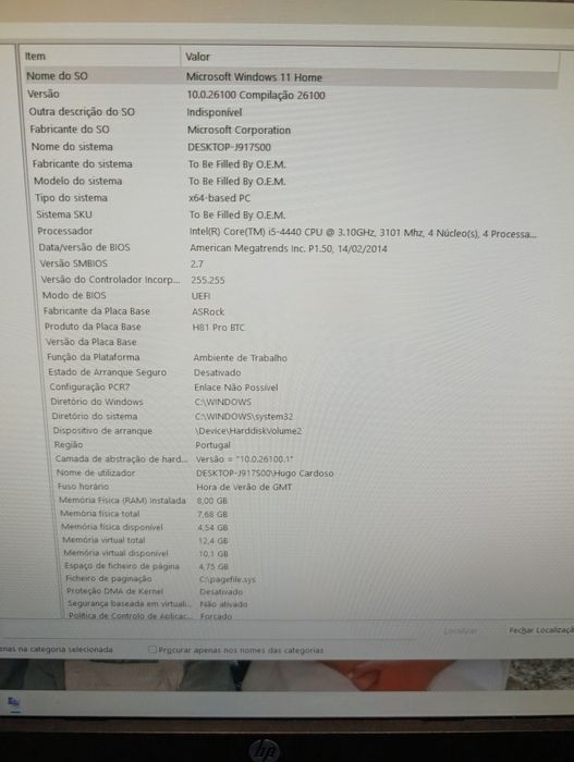 Desktop i5 4ª gen