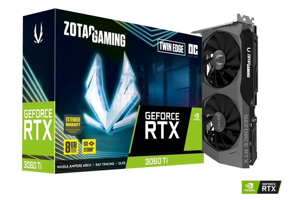 Gráfica ZOTAC  GeForce RTX 3060 Ti 8GB