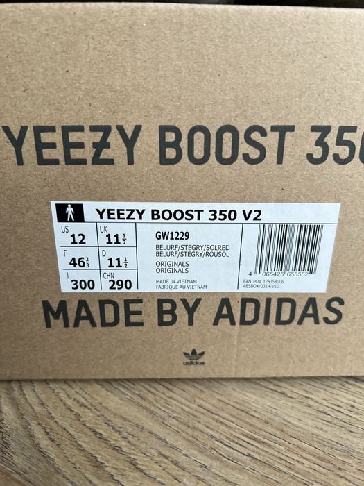 Adidas Yeezy Boost 350 V2 Beluga Reflective buty szare 46 2/3