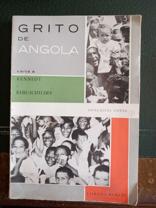 Livro histórico - "O grito de Angola" de Gonçalves Cotta
