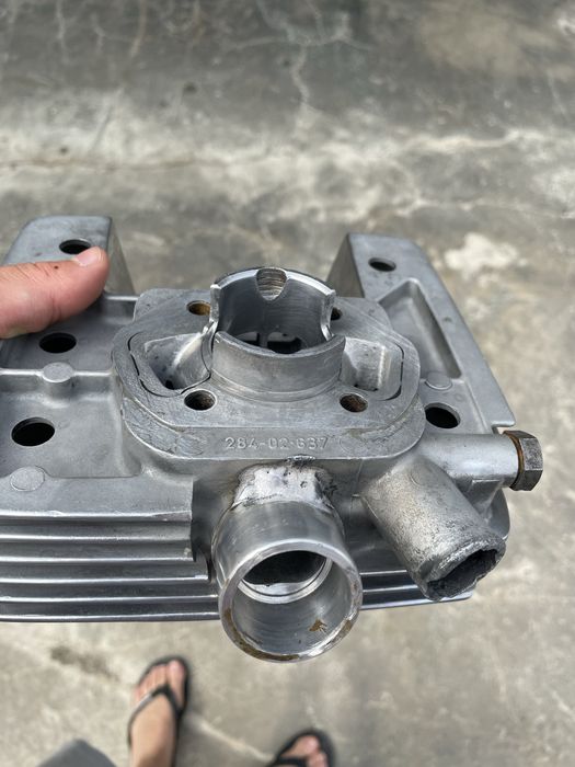 Cilindro xf17 água trabalhado + escape + elétrica