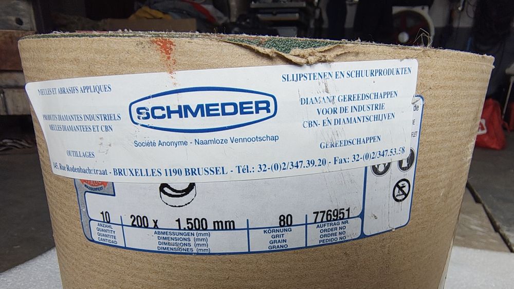 Pas ścierny bezkońcowy 200 x 1500