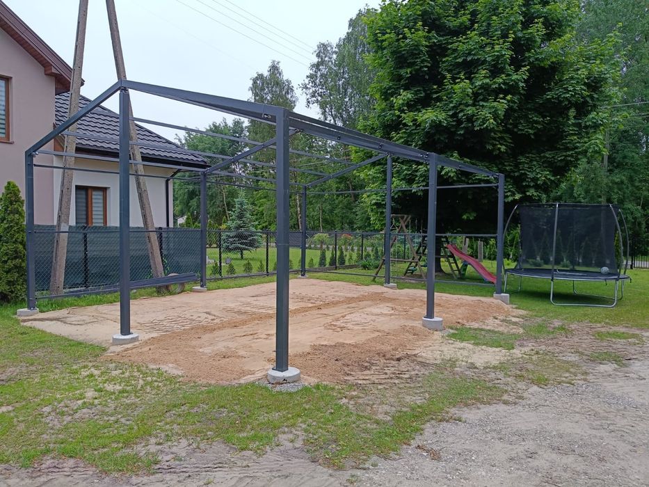 Hale, konstrukcje stalowe, garaże, wiaty
