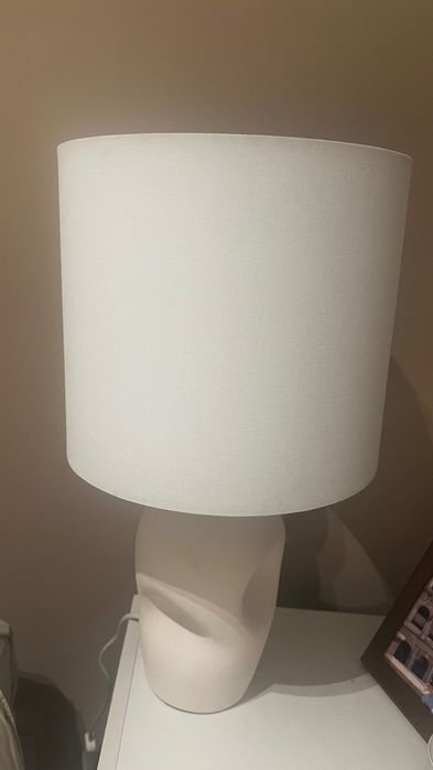 Candeeiro de Mesa Cerâmica e Tecido Barta
