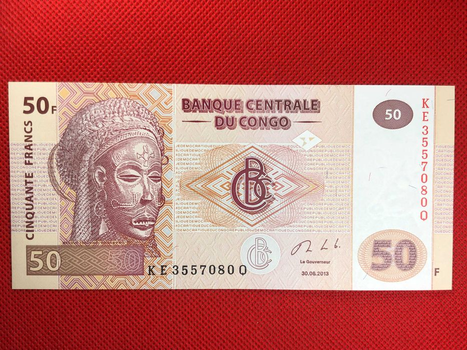 Congo 50 Francs 2013 UNC