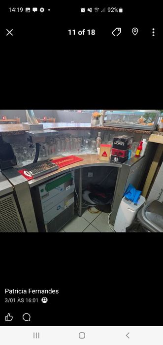 Mesas de inox e fogão