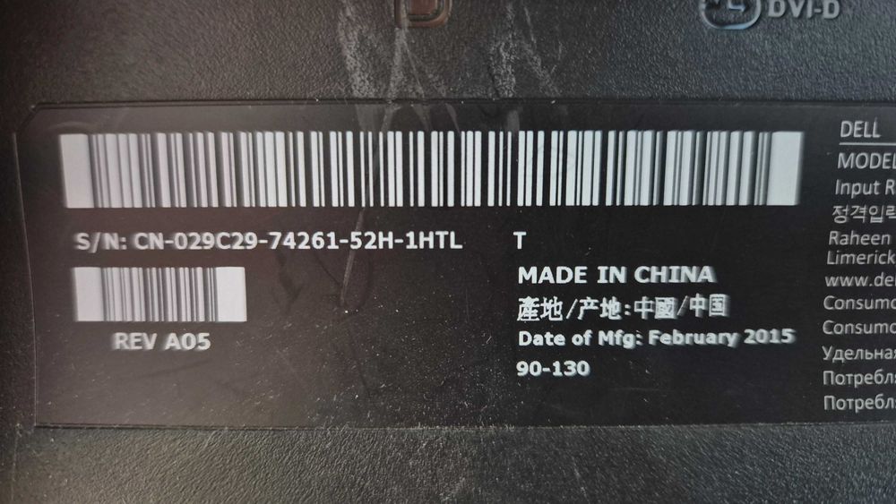 Monitor LED Dell P2214Hb