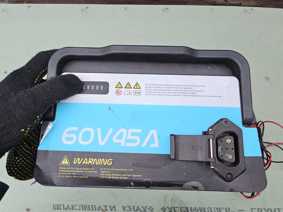 Літієвий акумулятор Super SOCO 60V 45А*год 2,70 кВт*год Lithium LI-ion