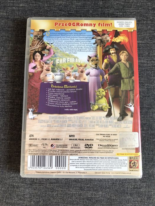 Shrek Trzeci - DVD