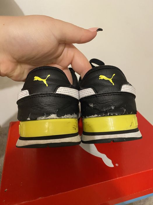 Czarno żółte buty Puma