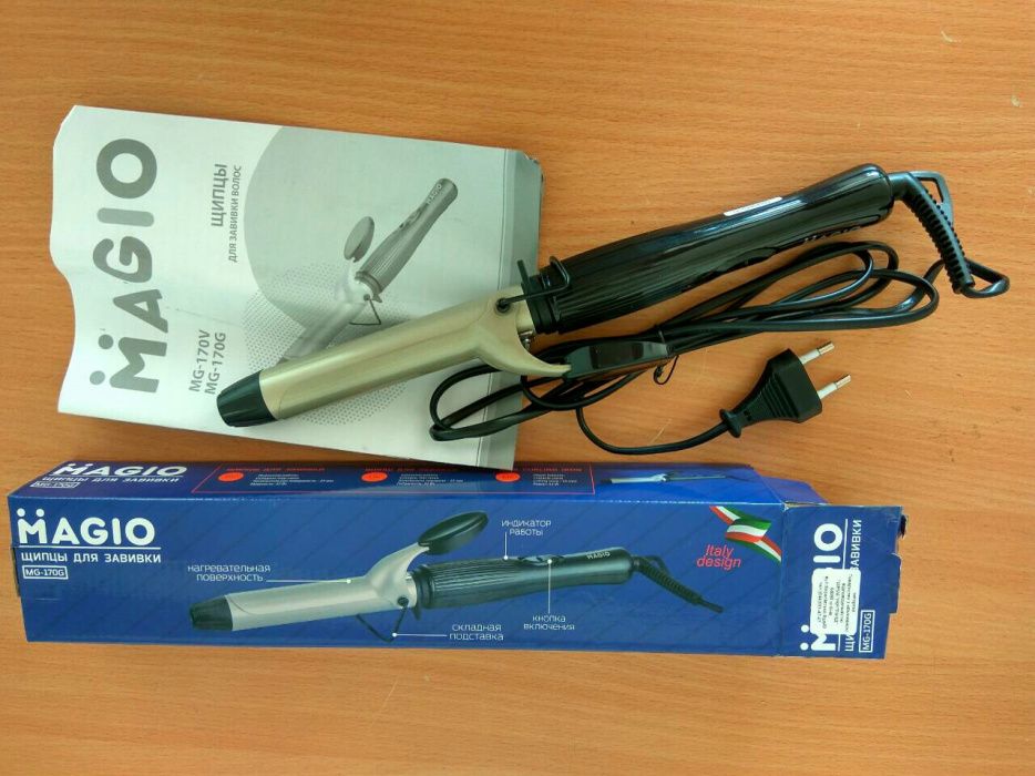 Новая Плойка Magio MG-170G щипцы для завивки локонов