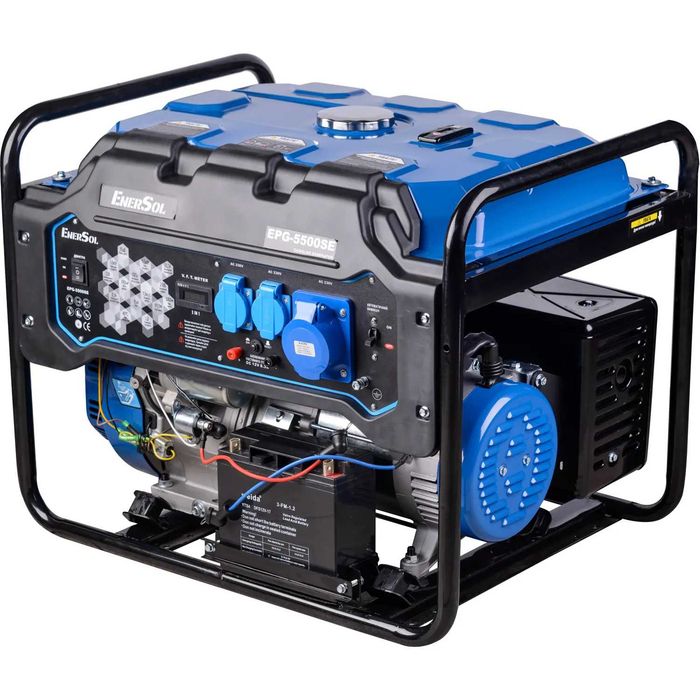 Генератор бензиновый EnerSol EPG-5500SEA/эл.старт/max5.5кВт/100%медь/