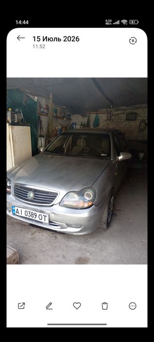 Продам Geely СК 1