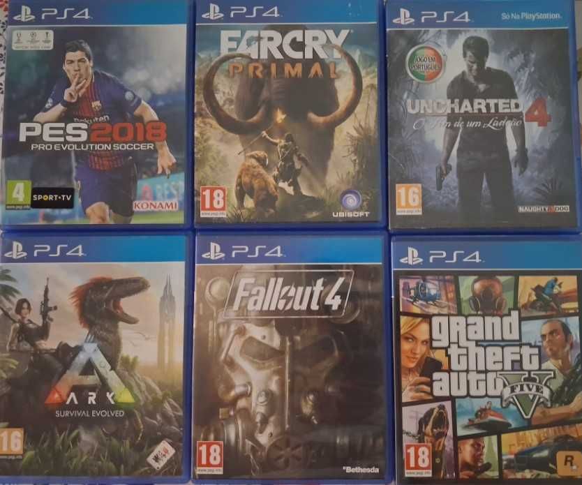 Pack 6 Jogos PS4 — Excelente Estado