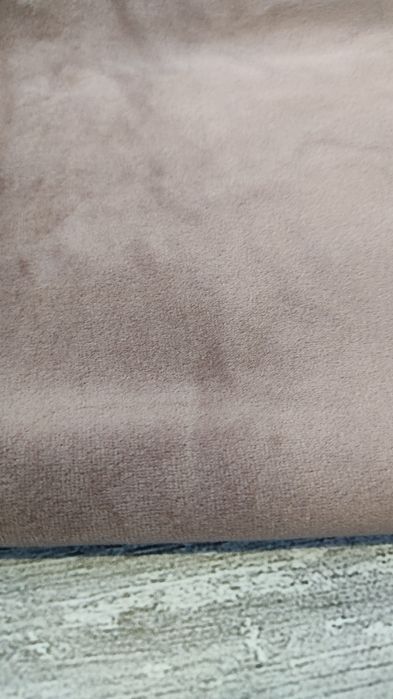 Хомут велюровий прдвійний пудра