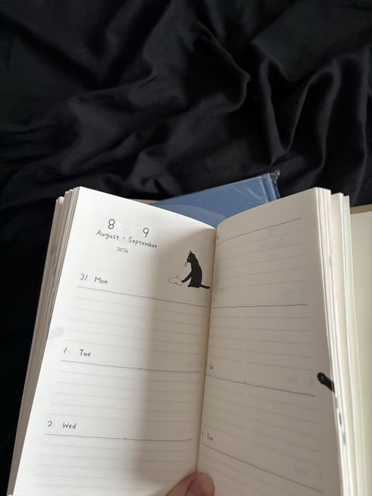 Блокнот midori kuroneko diary 2026 з котами