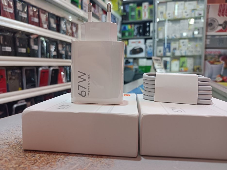 Зарядка Xiaomi 67W + кабель, original