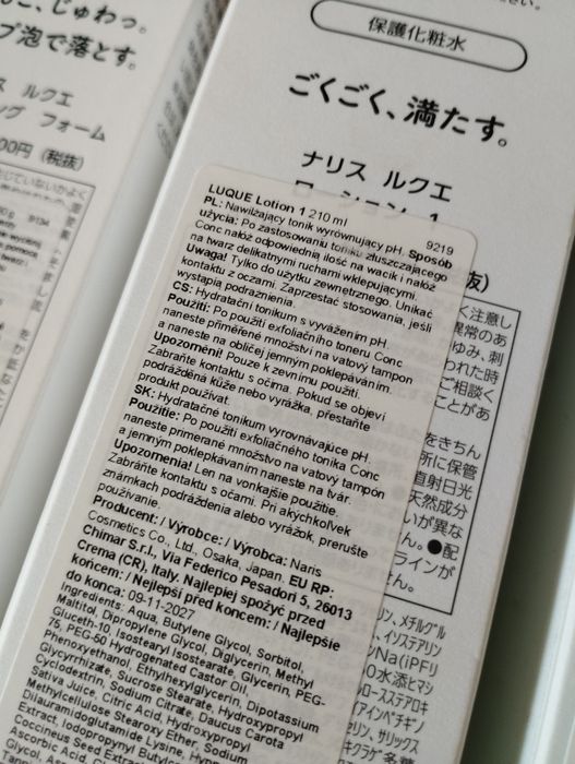 Zestaw 5 sztuk kosmetyków LUQUE Naris Cosmetics