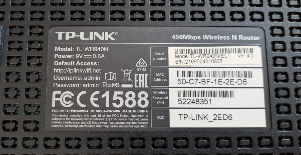 Router TP-Link 450Mbps como novo