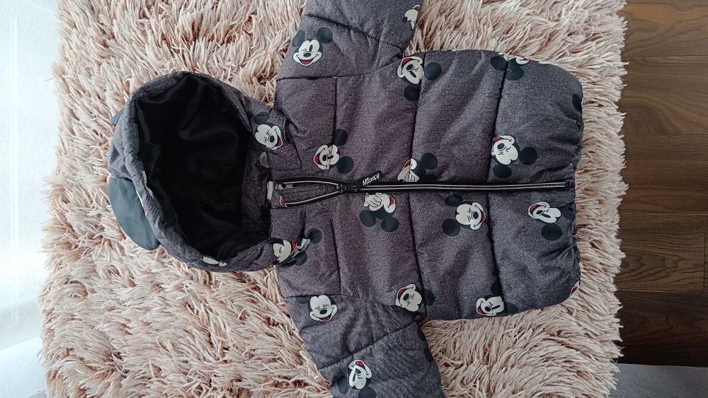 Kurtka zimowa 86 H&M chłopięca ciepła